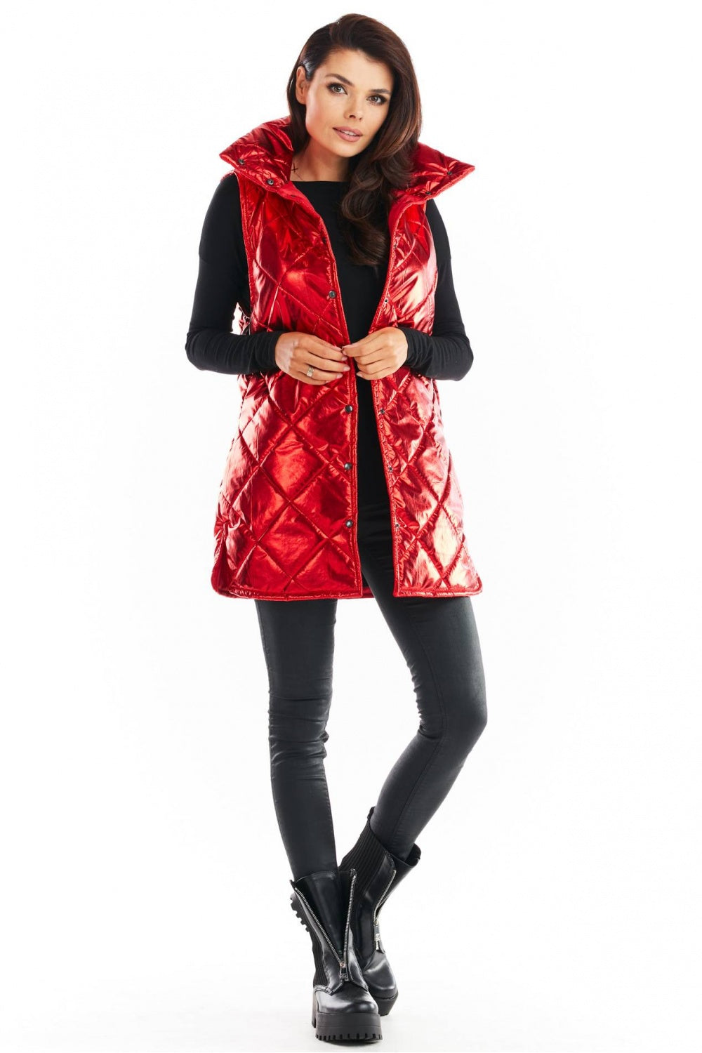 Gilet femme awama — rouge
