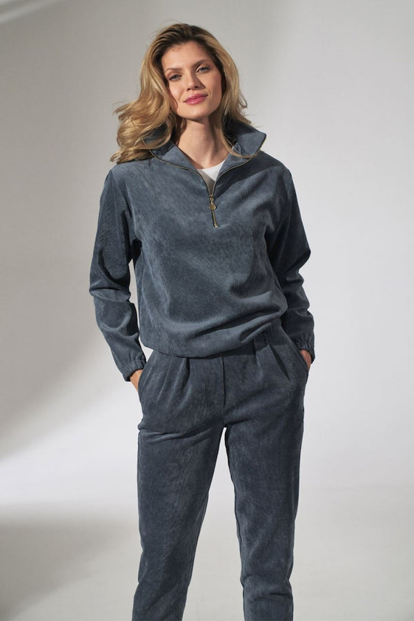 T-shirt femme Figl Sweatshirt Sweatshirt — bleu
