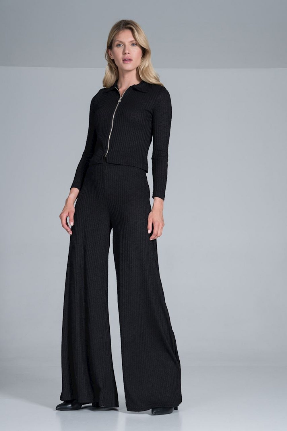 Chaussures à talons femme Figl Pantalon Long Pantalon — noir
