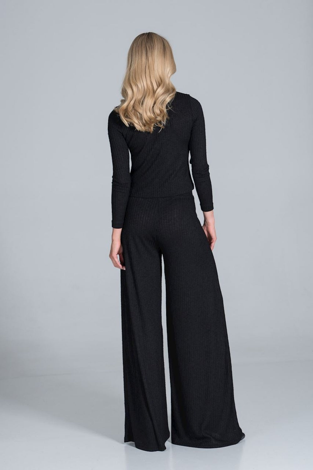 Chaussures à talons femme Figl Pantalon Long Pantalon — noir