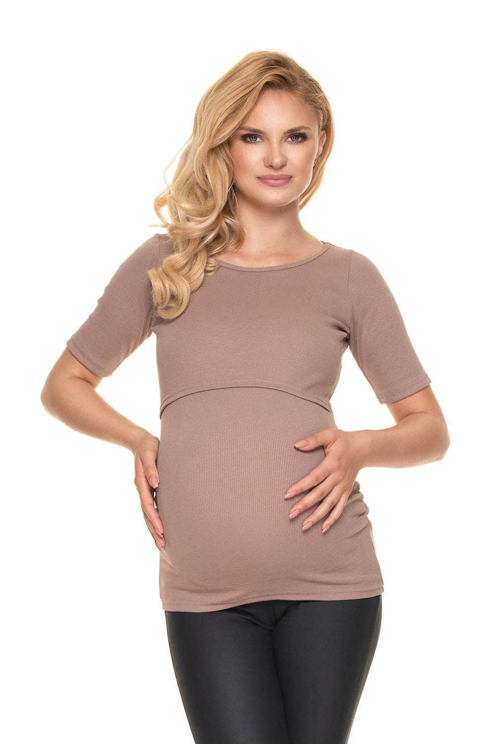 Blouse femme PeeKaBoo De Grossesse De — beige