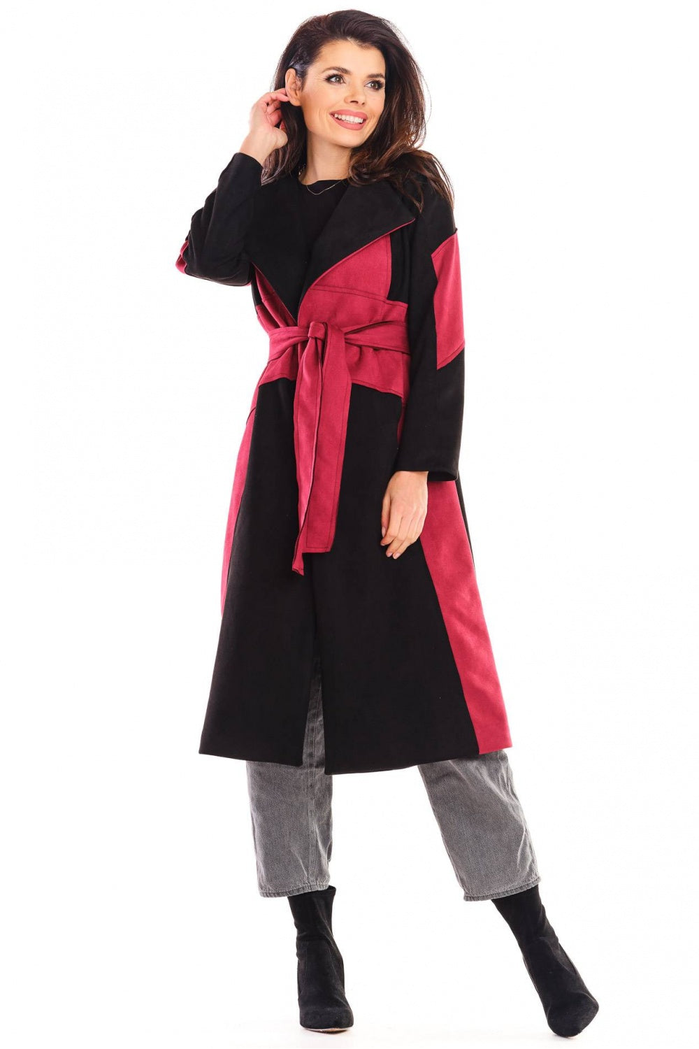 Manteau femme awama — rouge