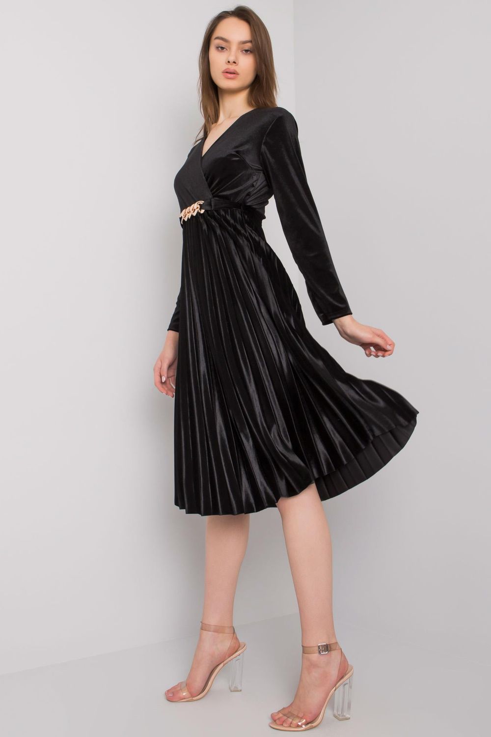 Robe femme Italy Moda De Soirée De — noir