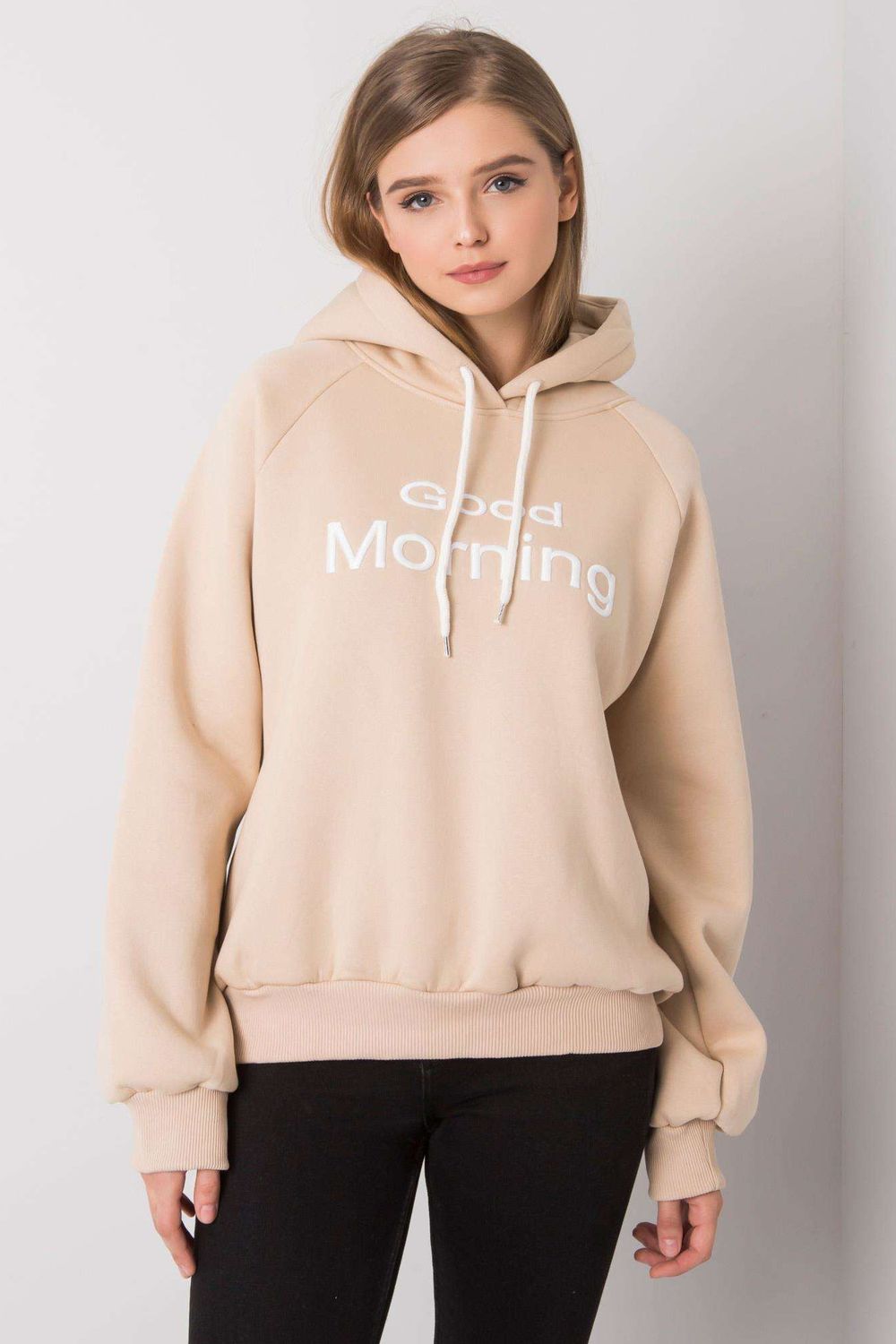 T-shirt femme Ex Moda Sweatshirt Sweatshirt — beige