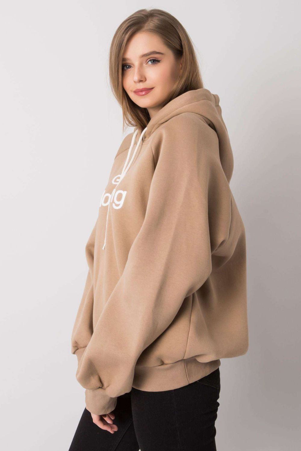 T-shirt femme Ex Moda Sweatshirt Sweatshirt — beige
