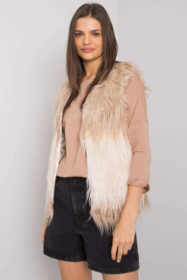 Gilet femme Yups — beige
