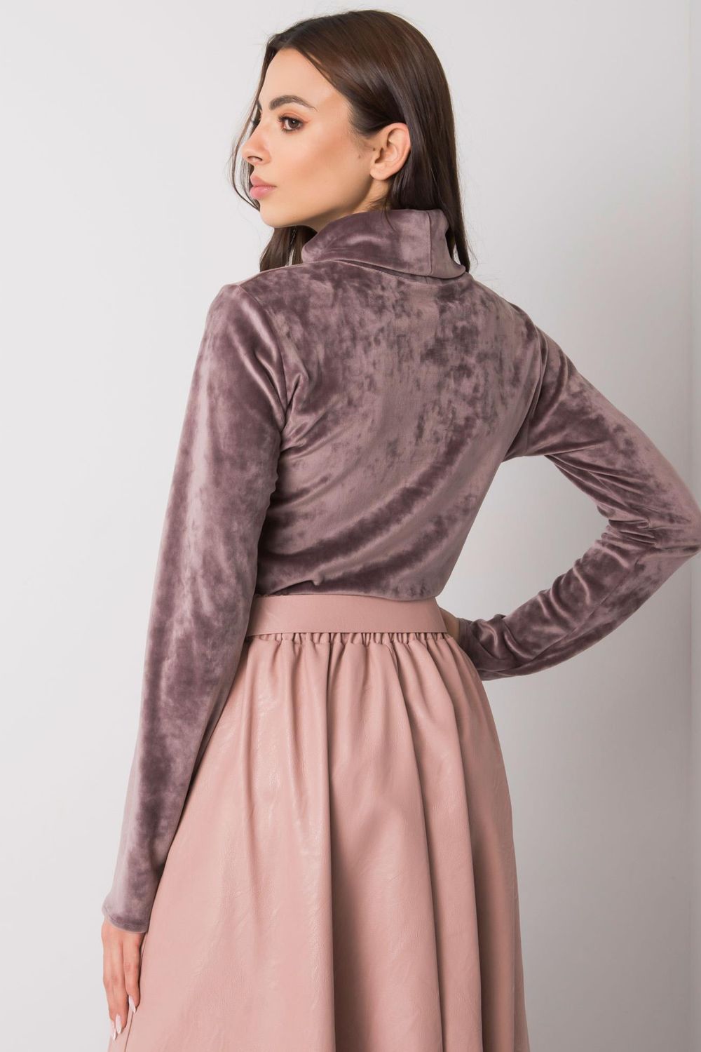 Pull femme Lakerta Col Roulé Col — beige