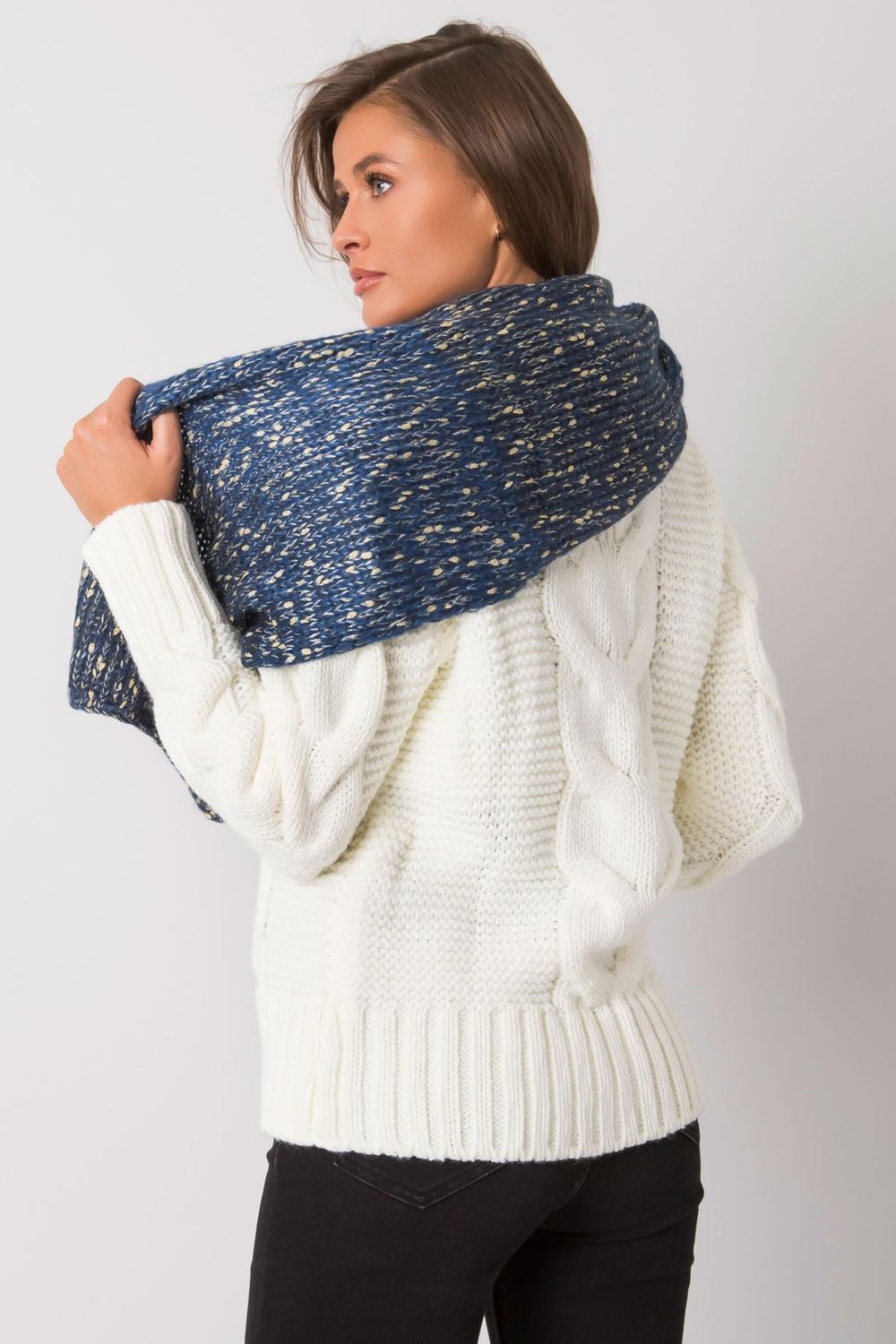 Châle femme AT — bleu