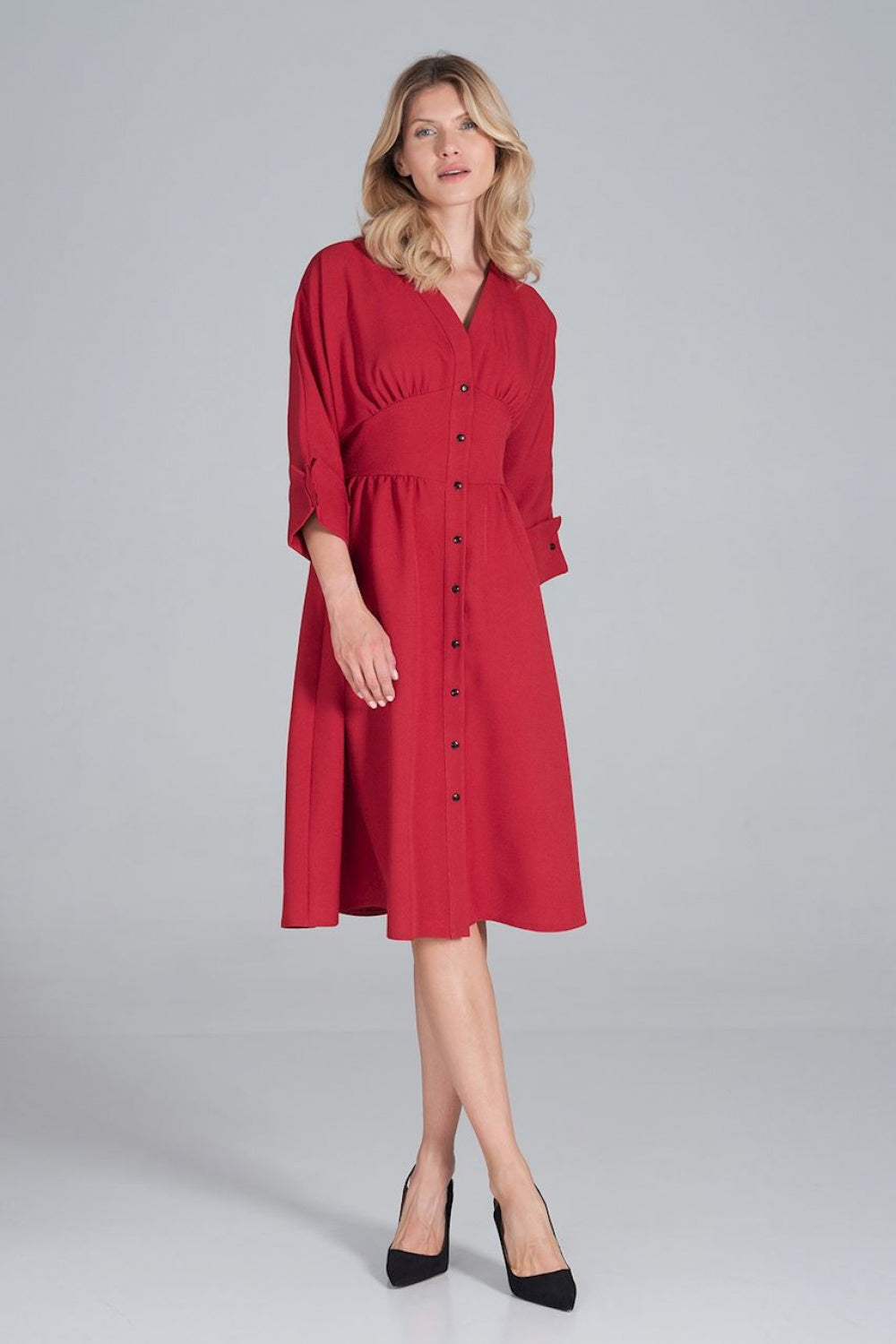 Robe femme Figl De Jour De — rouge