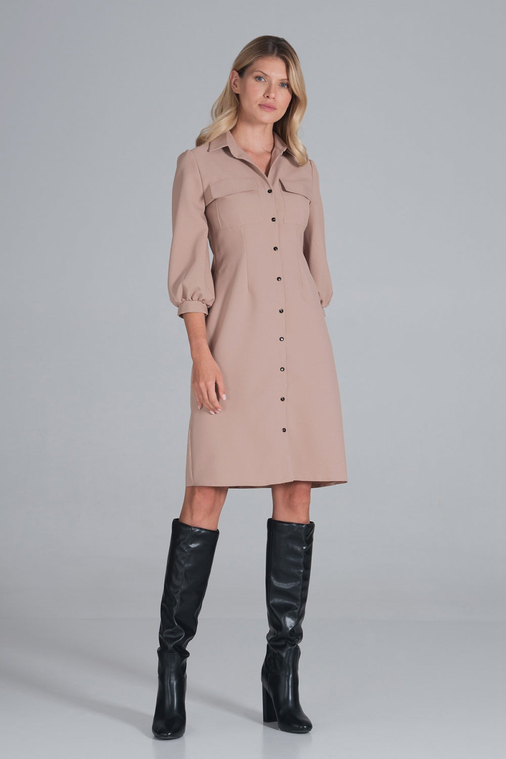 Robe femme Figl De Jour De — beige