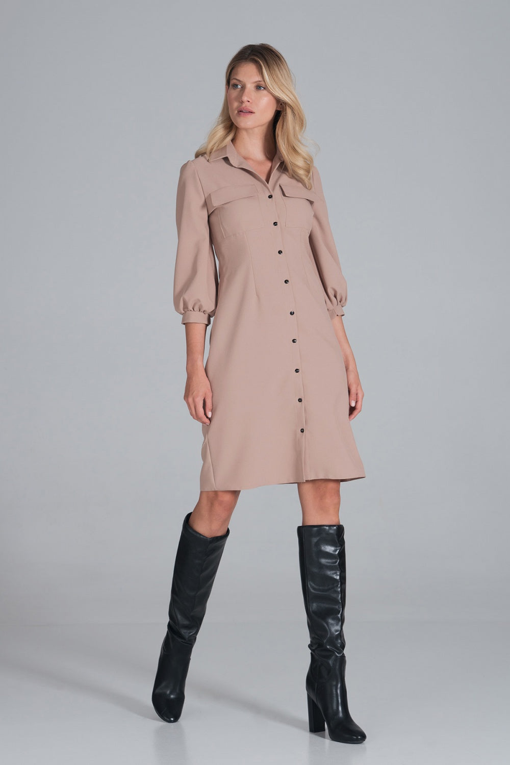 Robe femme Figl De Jour De — beige