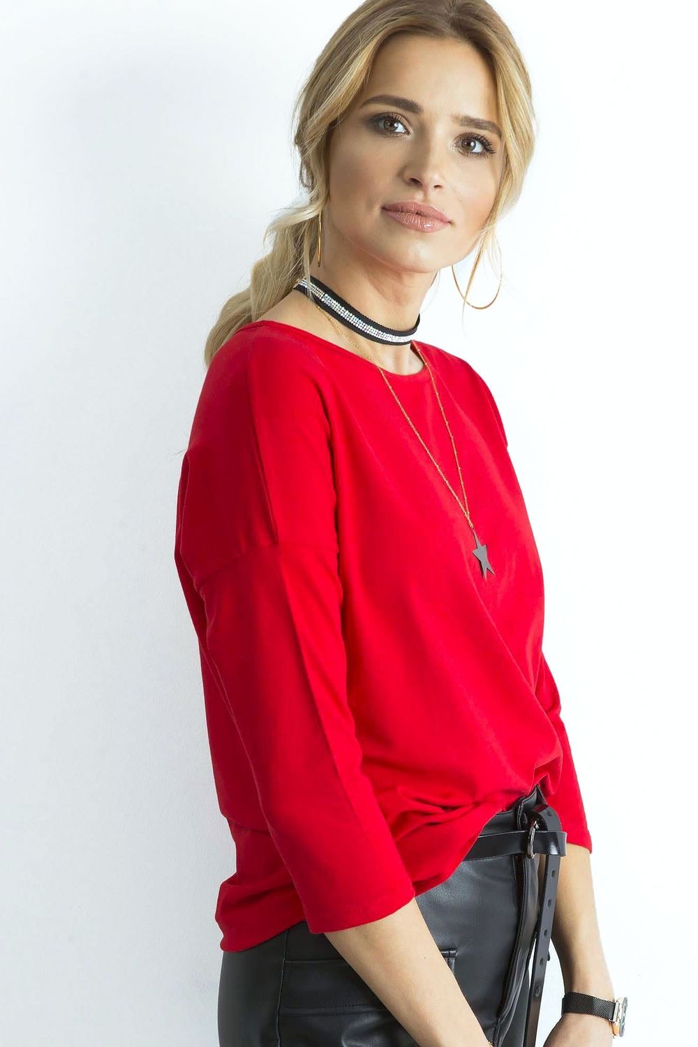 Blouse femme BFG Chemisier Chemisier — rouge