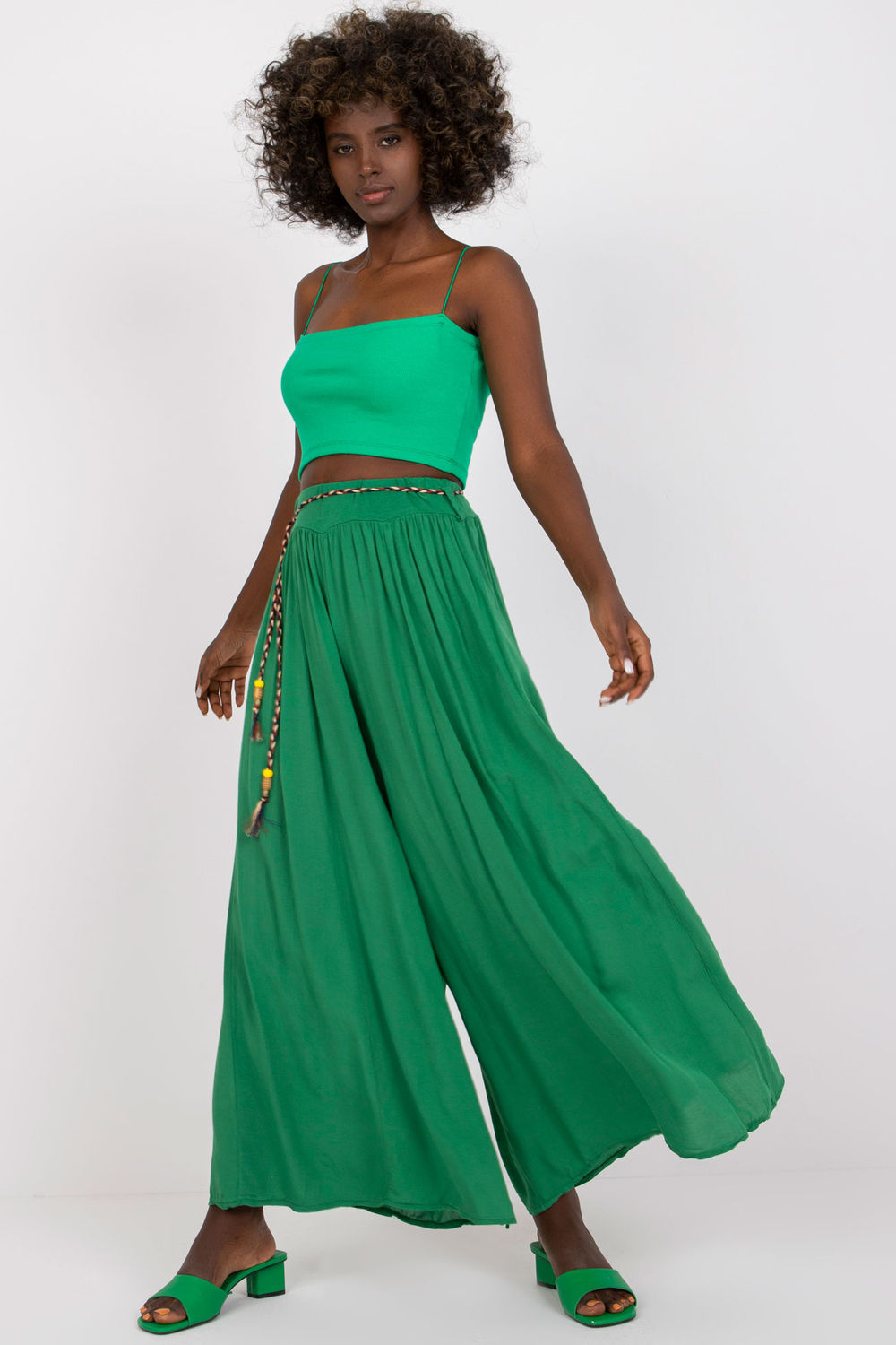 Chaussures à talons femme Och Bella Pantalon Pantalon — vert
