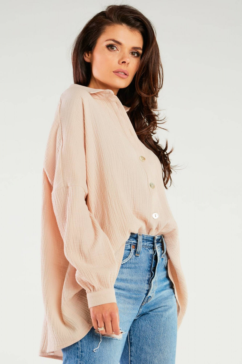 Blouse femme Infinite You — beige
