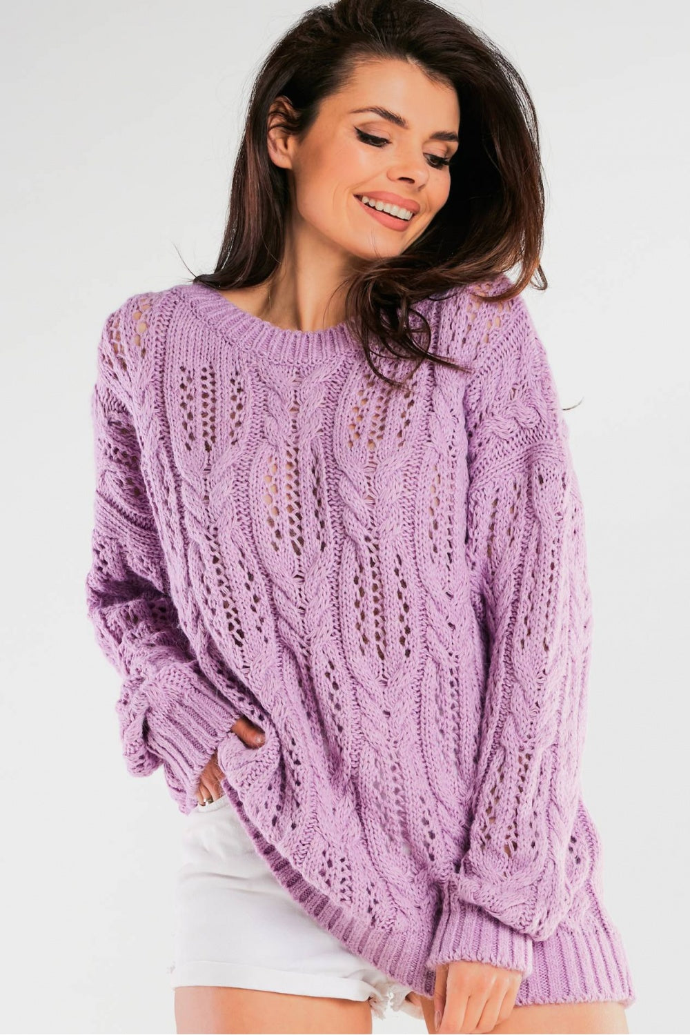 Pull femme awama Chandail Chandail — violet