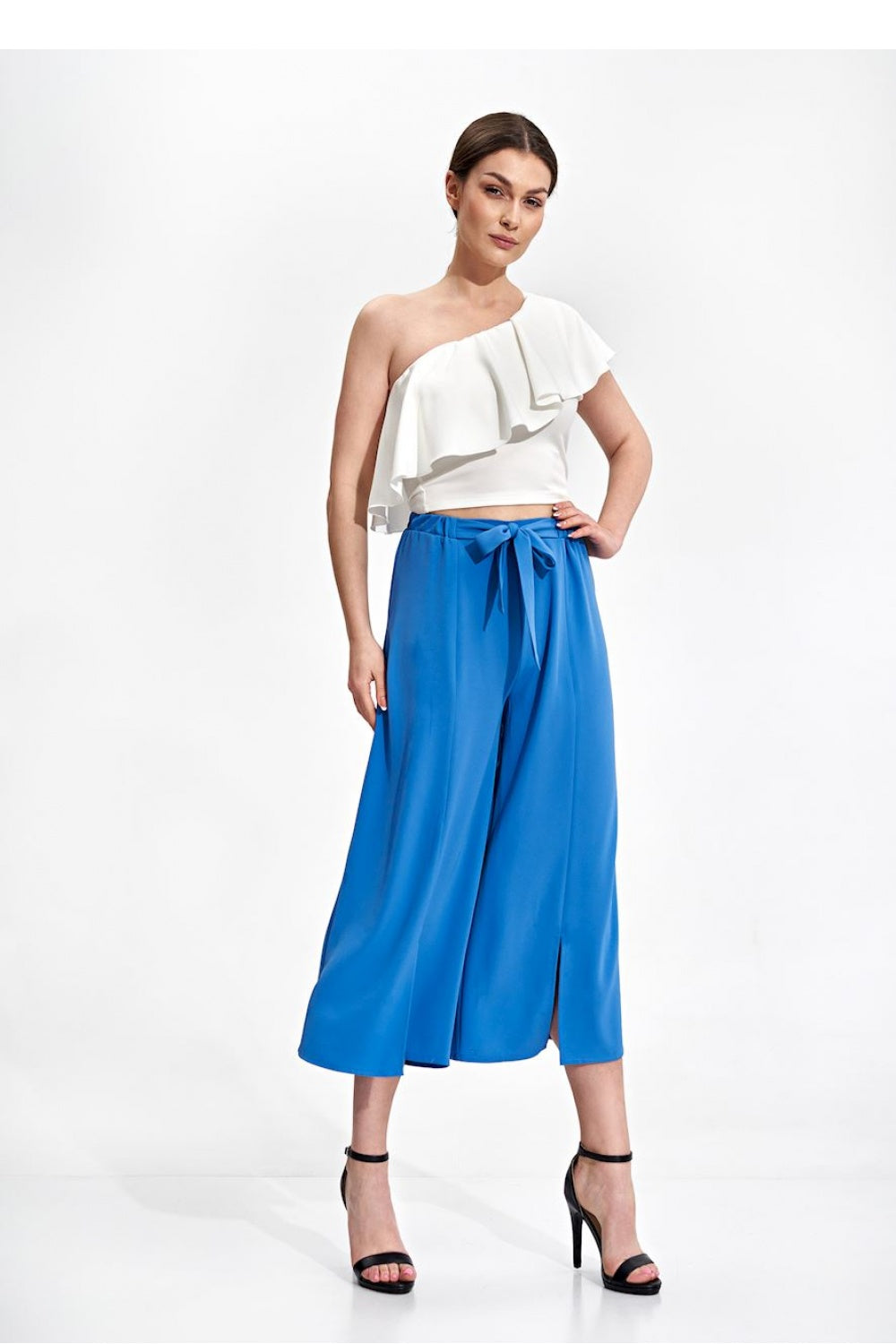Chaussures à talons femme Figl Pantalon Pantalon — bleu