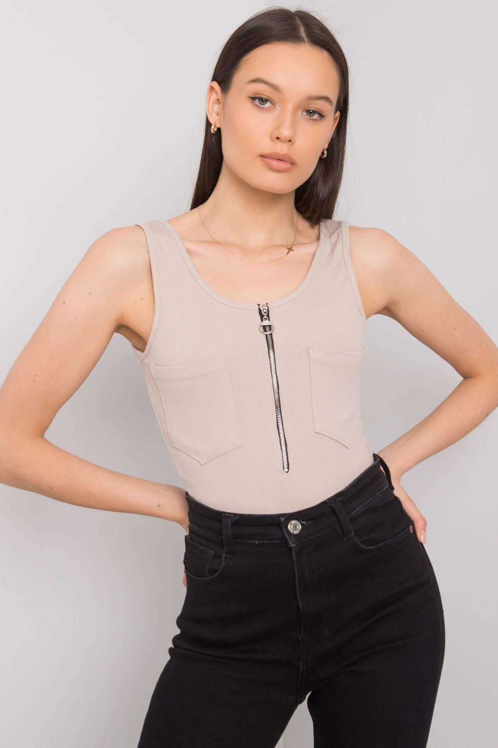 Maillot de bain femme Italy Moda T Shirt T — beige