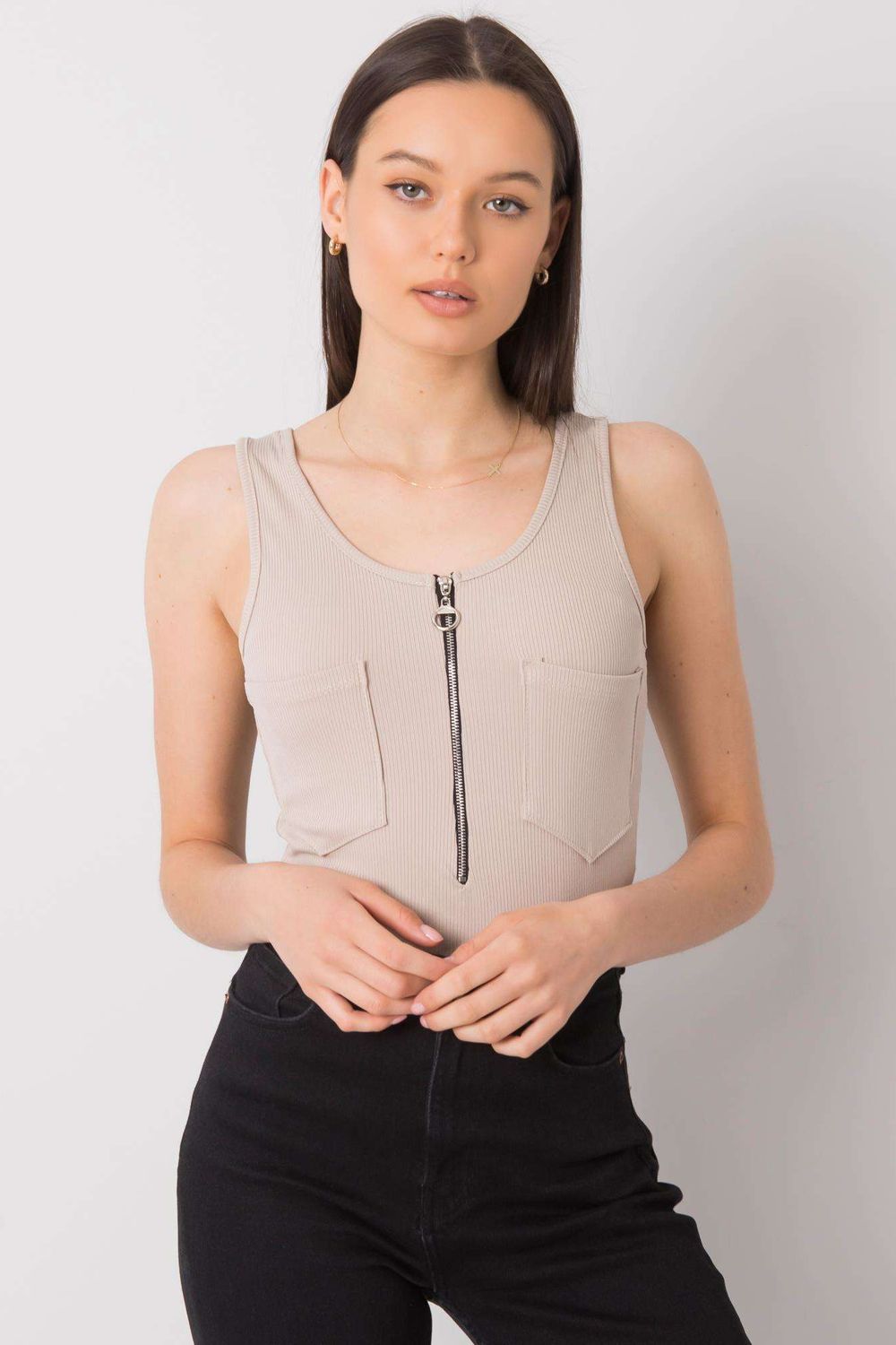 Maillot de bain femme Italy Moda T Shirt T — beige