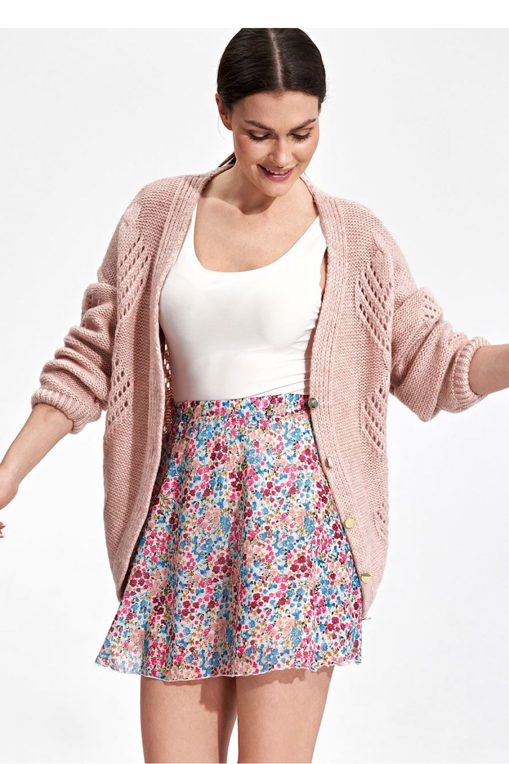 Jupe femme Figl Courte Courte — multicouleur