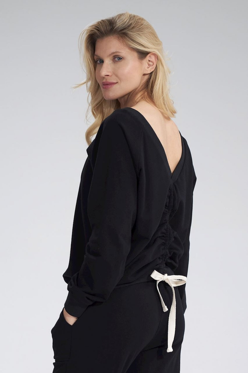 T-shirt femme Figl Sweatshirt Sweatshirt — noir