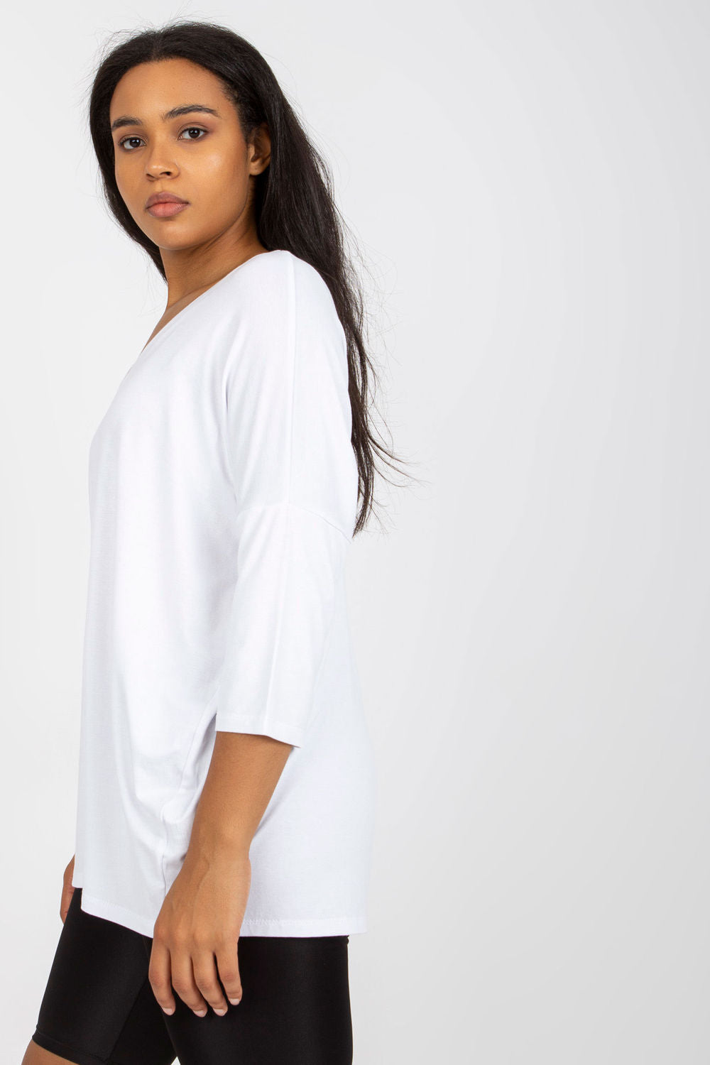 Chemisier grande taille femme Relevance — blanc