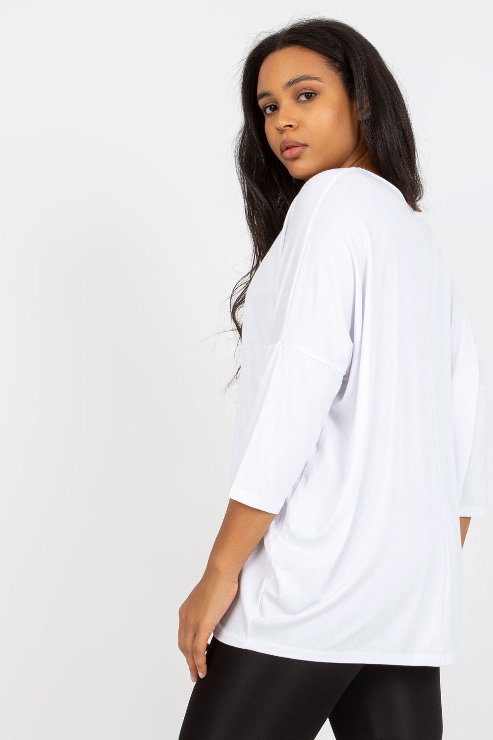 Chemisier grande taille femme Relevance — blanc