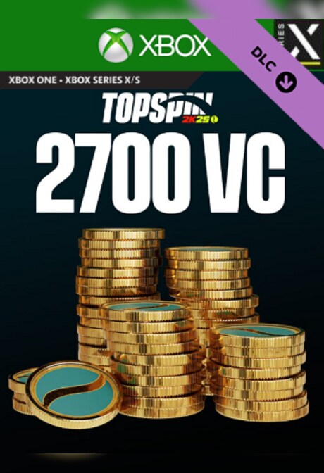 TopSpin 2K25 2700 VC (Xbox Series X/S) - Xbox Live Key - GLOBAL