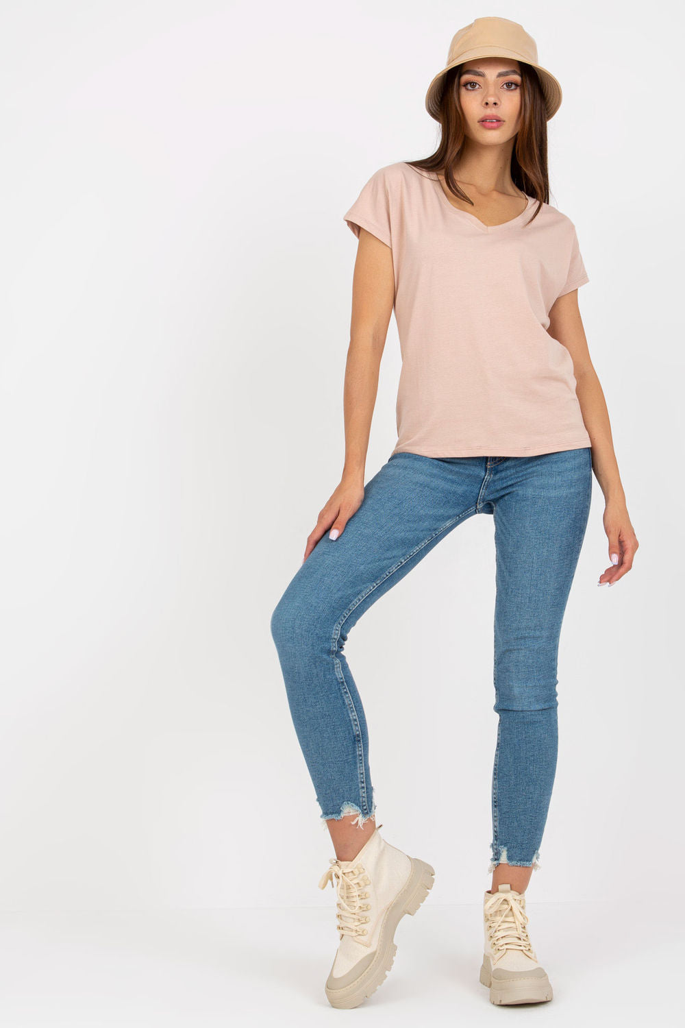 Blouse femme BFG T Shirt T — beige
