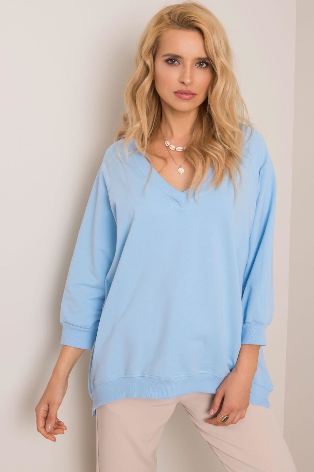 T-shirt femme Rue Paris Sweatshirt Sweatshirt — bleu