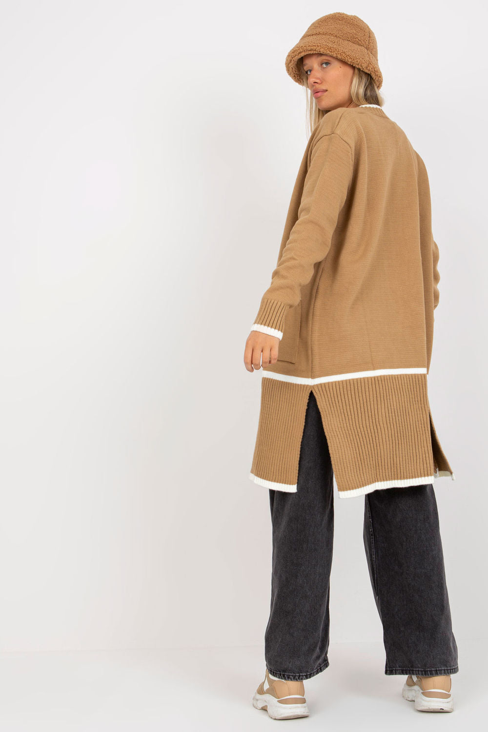 Cardigan femme Rue Paris — beige