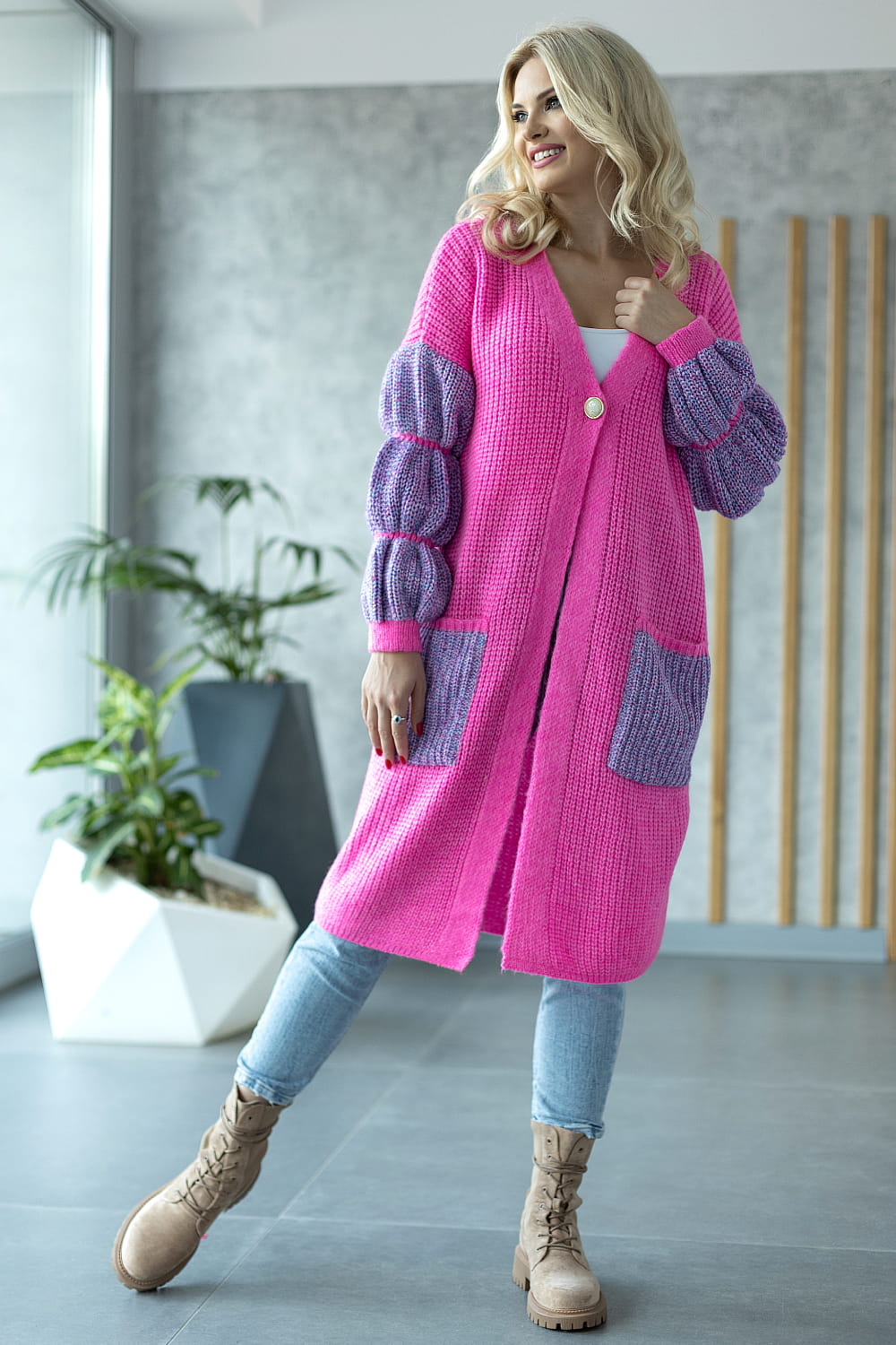 Cardigan femme PeeKaBoo — multicouleur
