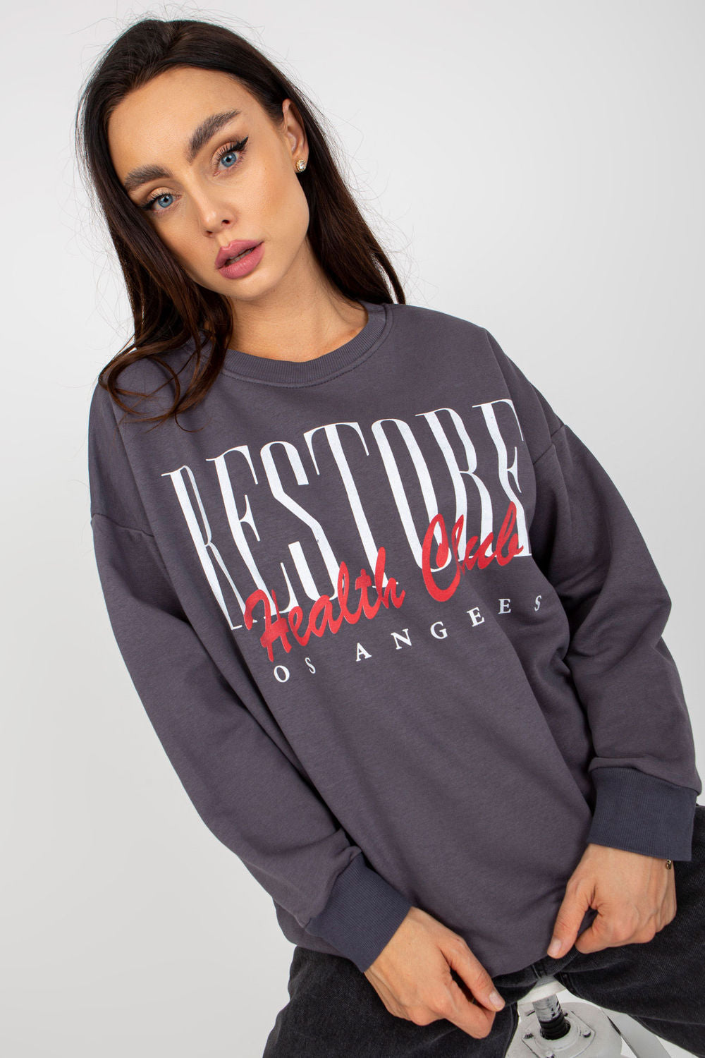 T-shirt femme EM Sweatshirt Sweatshirt — gris