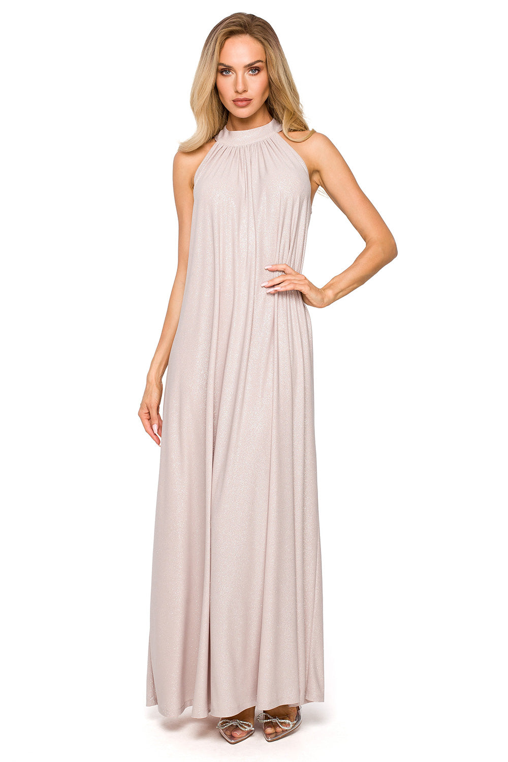 Robe femme Moe De Soirée De — beige