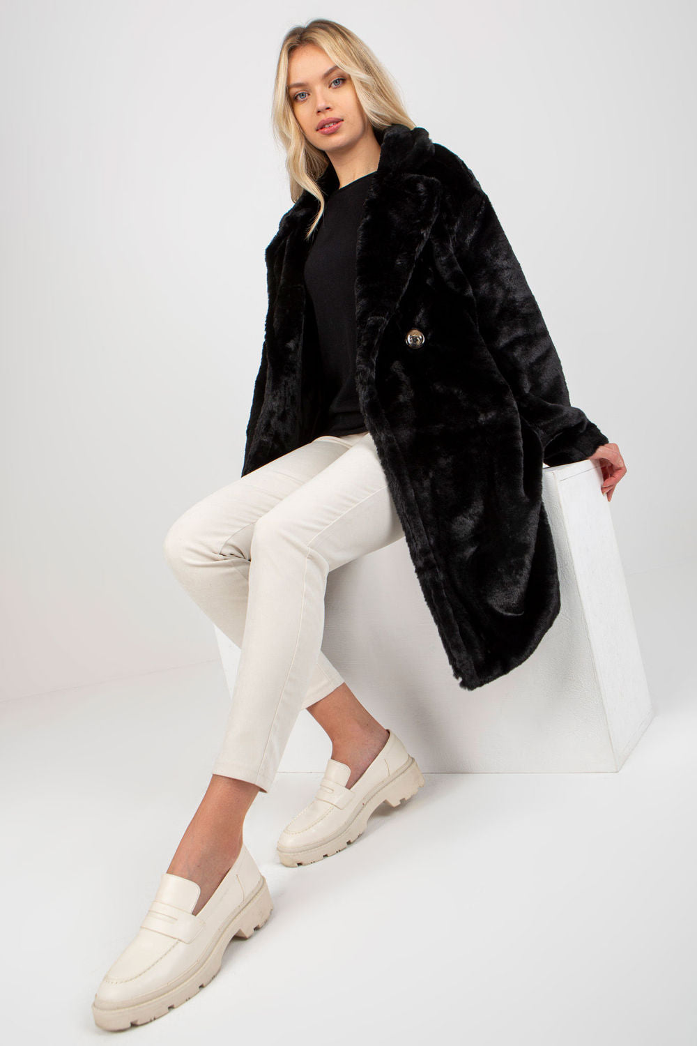 Manteau femme Och Bella — noir