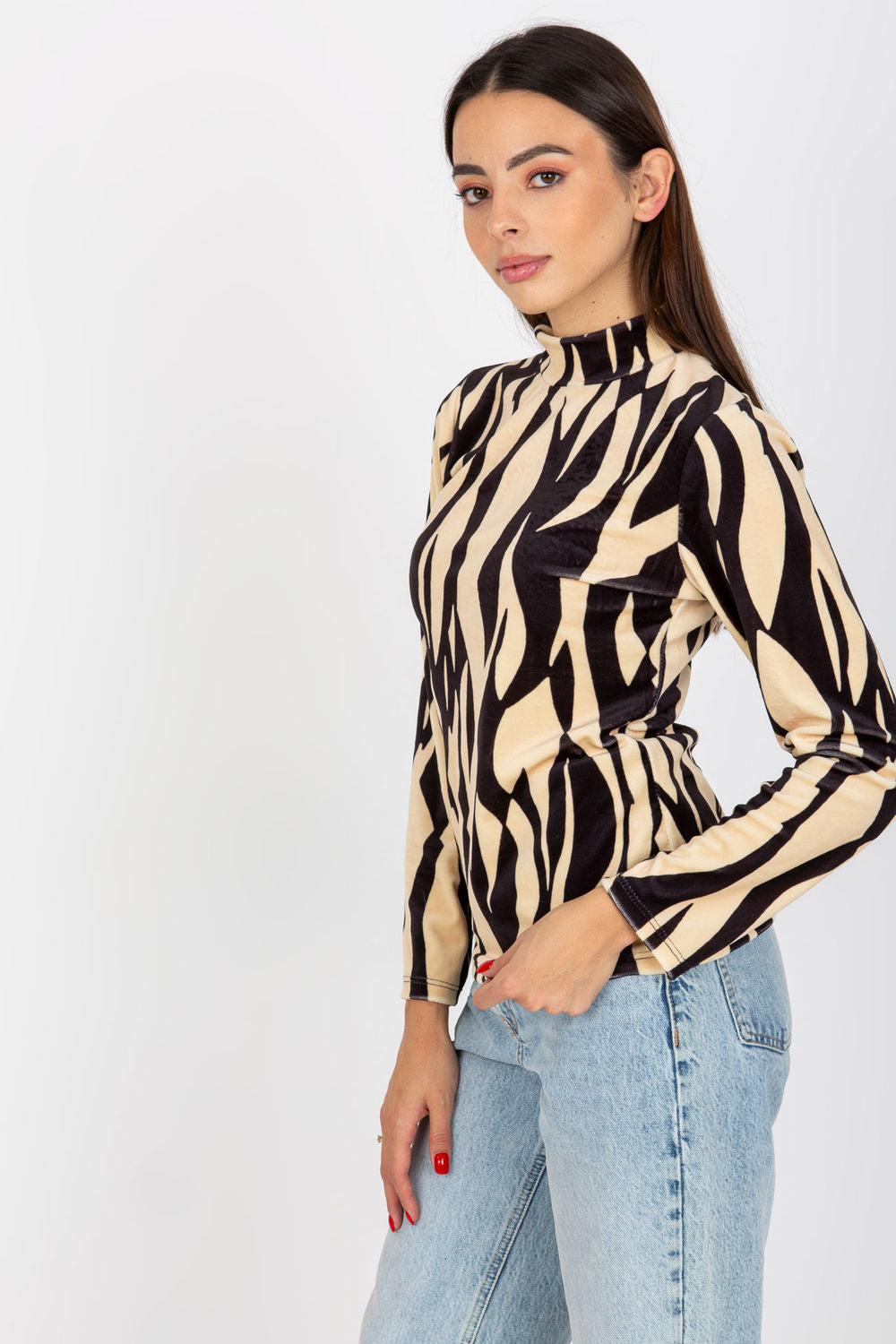 Blouse femme Rue Paris Chemisier Chemisier — beige