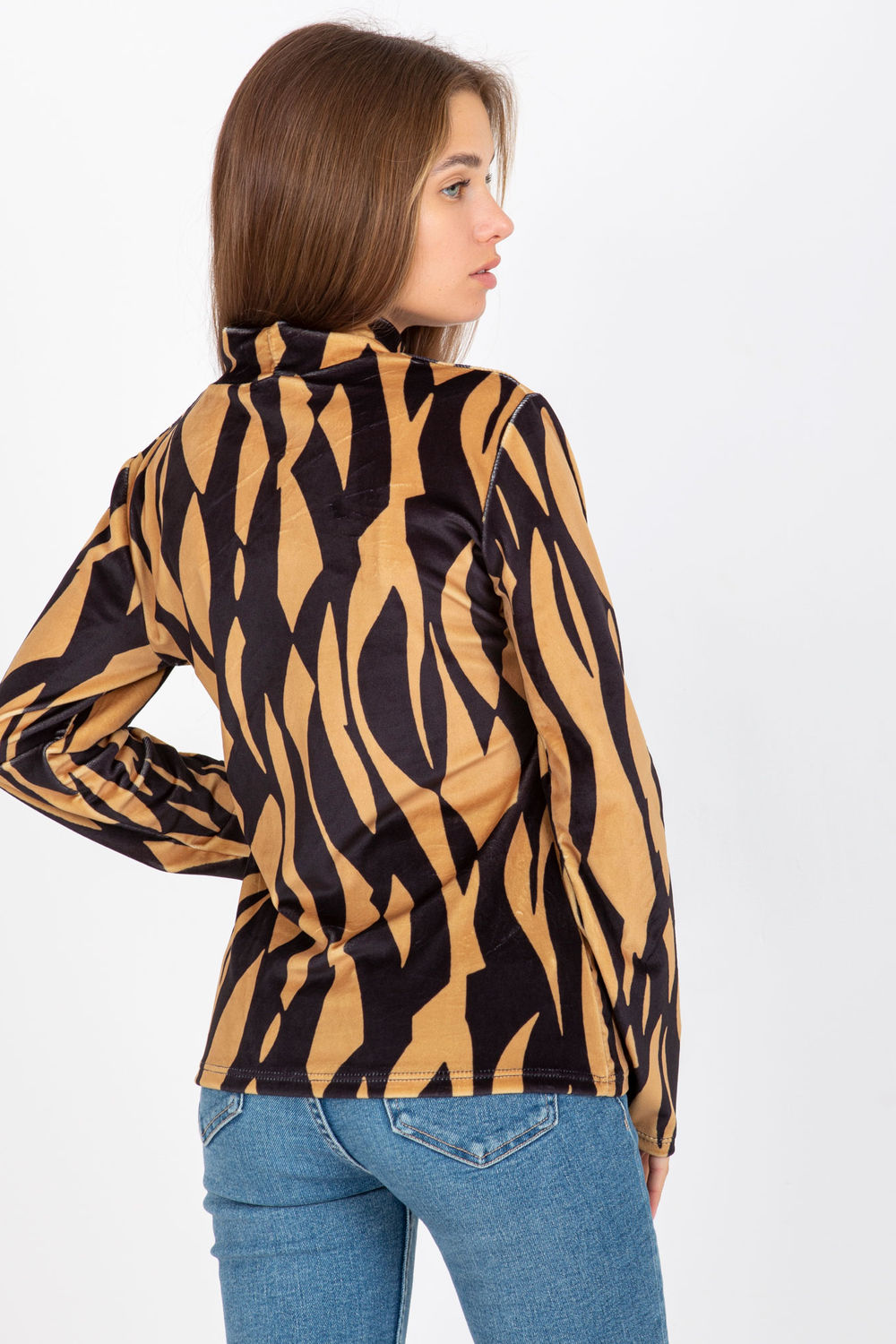 Blouse femme Rue Paris Chemisier Chemisier — brun