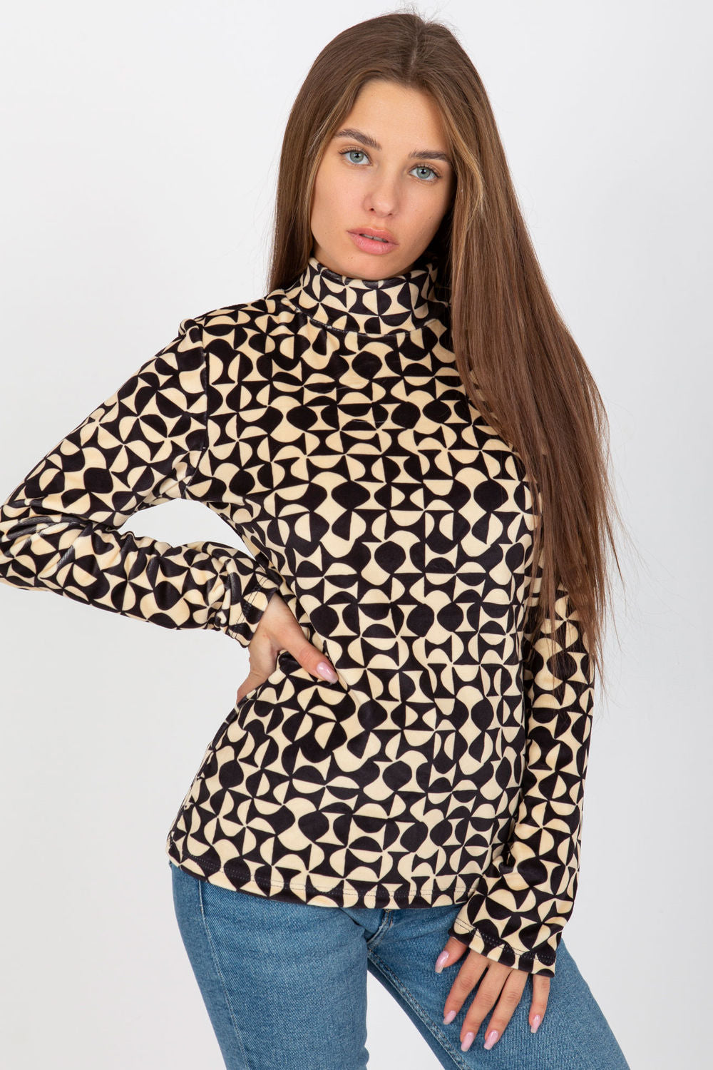 Blouse femme Rue Paris Chemisier Chemisier — beige