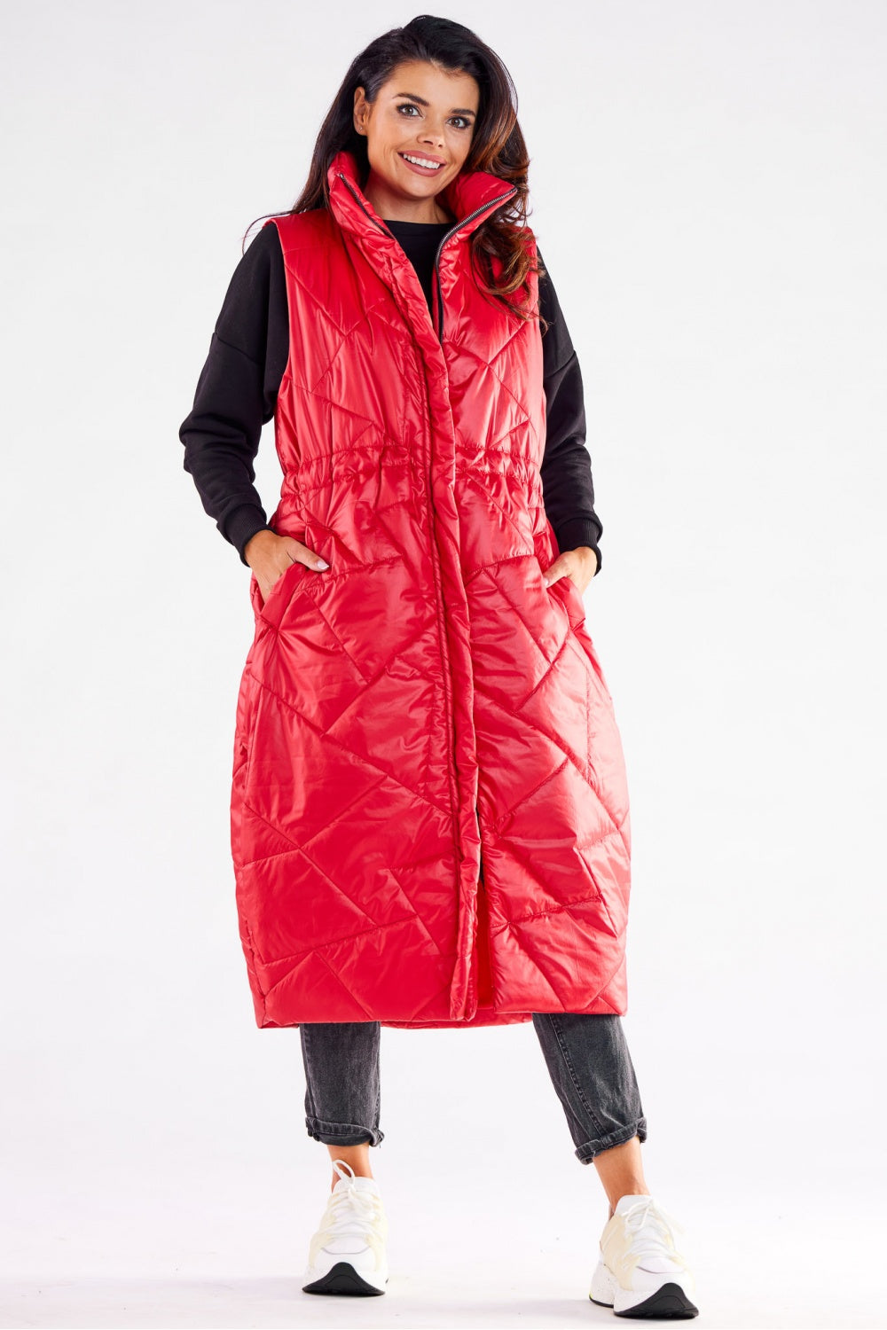 Gilet femme awama — rouge