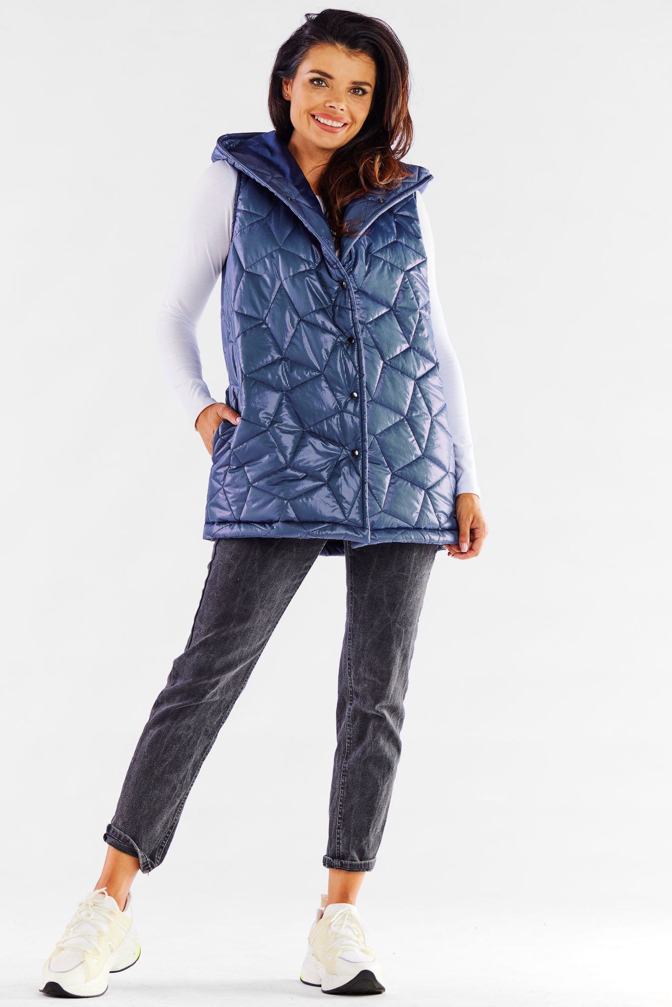 Gilet femme awama — bleu marine
