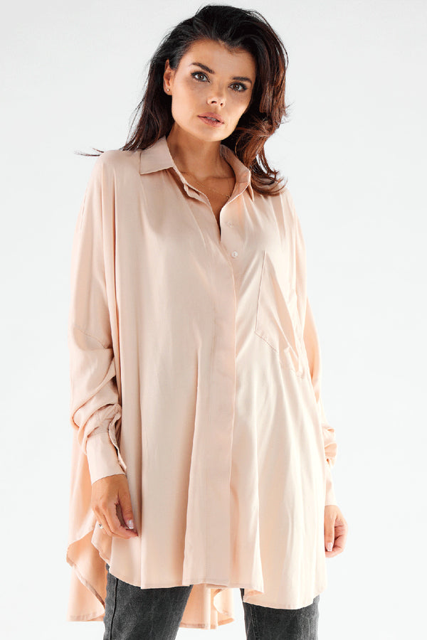 Blouse femme awama — beige