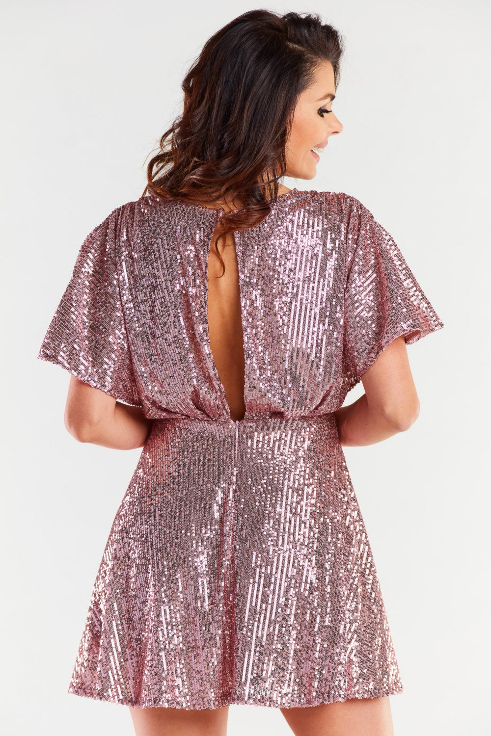 Robe femme awama De Soirée De — rosé