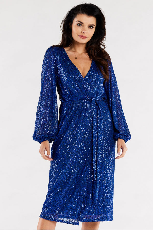 Robe femme awama De Soirée De — bleu