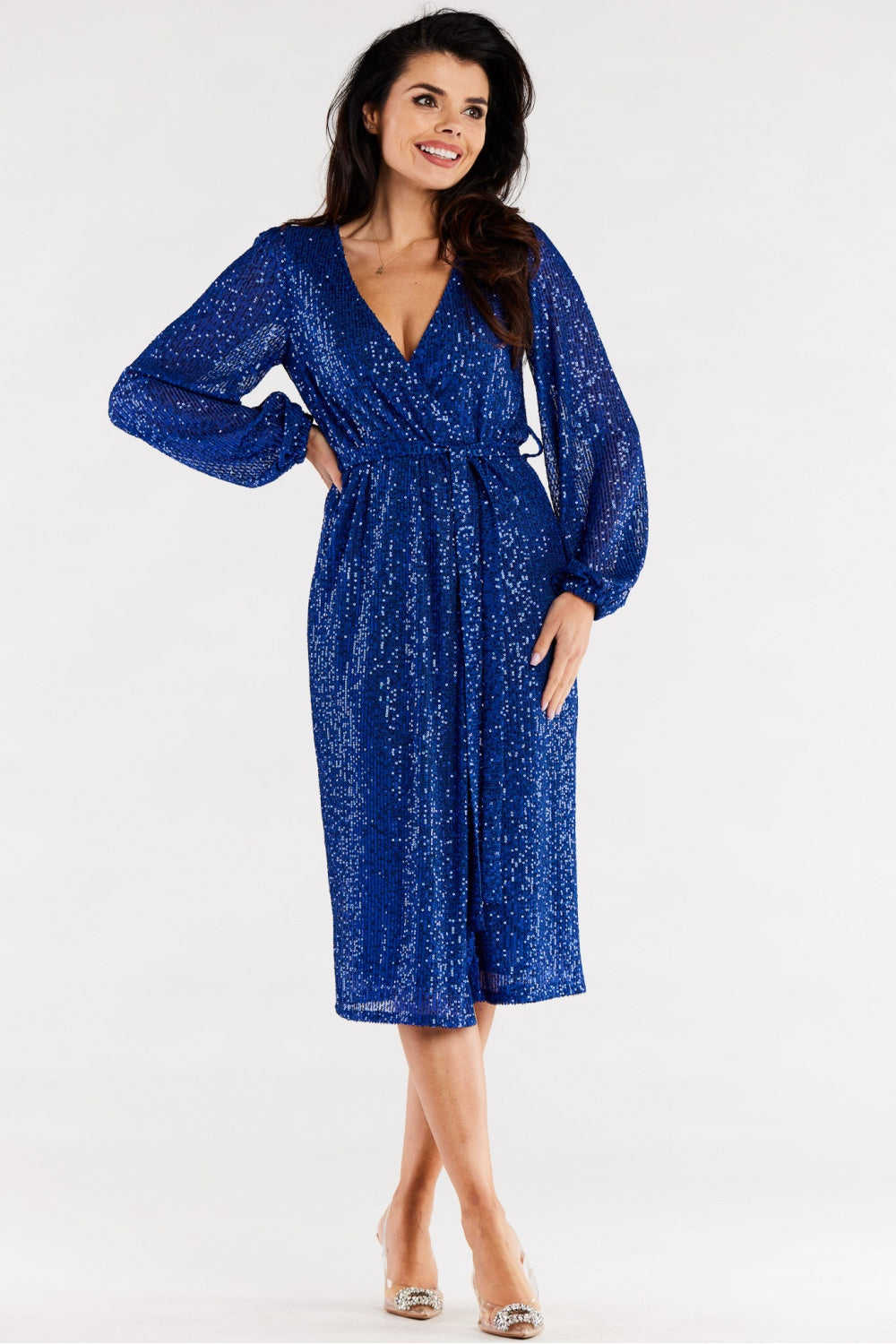 Robe femme awama De Soirée De — bleu