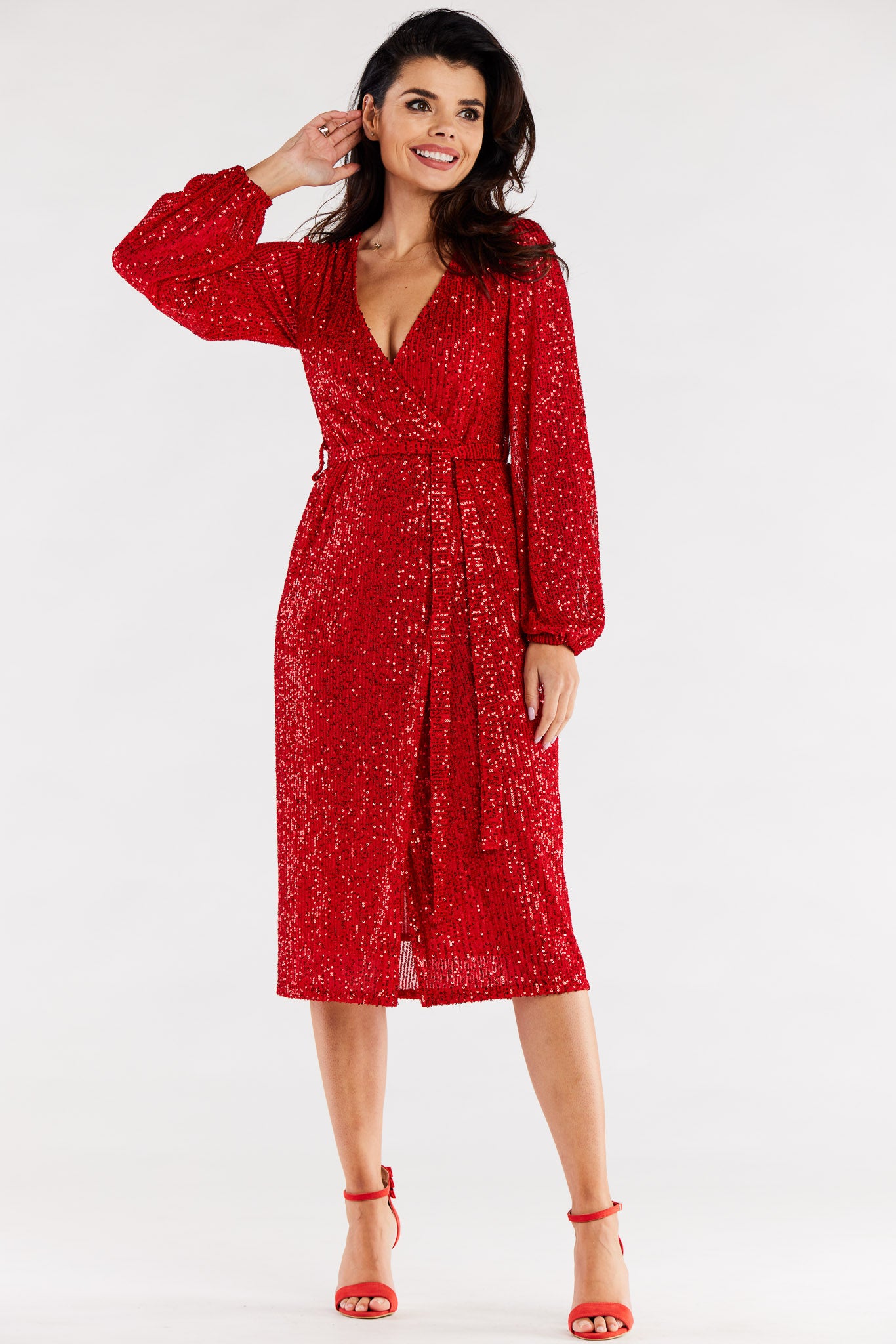 Robe femme awama De Soirée De — rouge
