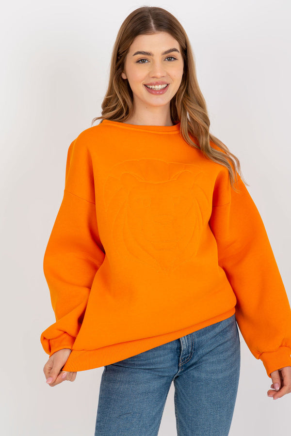 T-shirt femme Ex Moda Sweatshirt Sweatshirt — orange