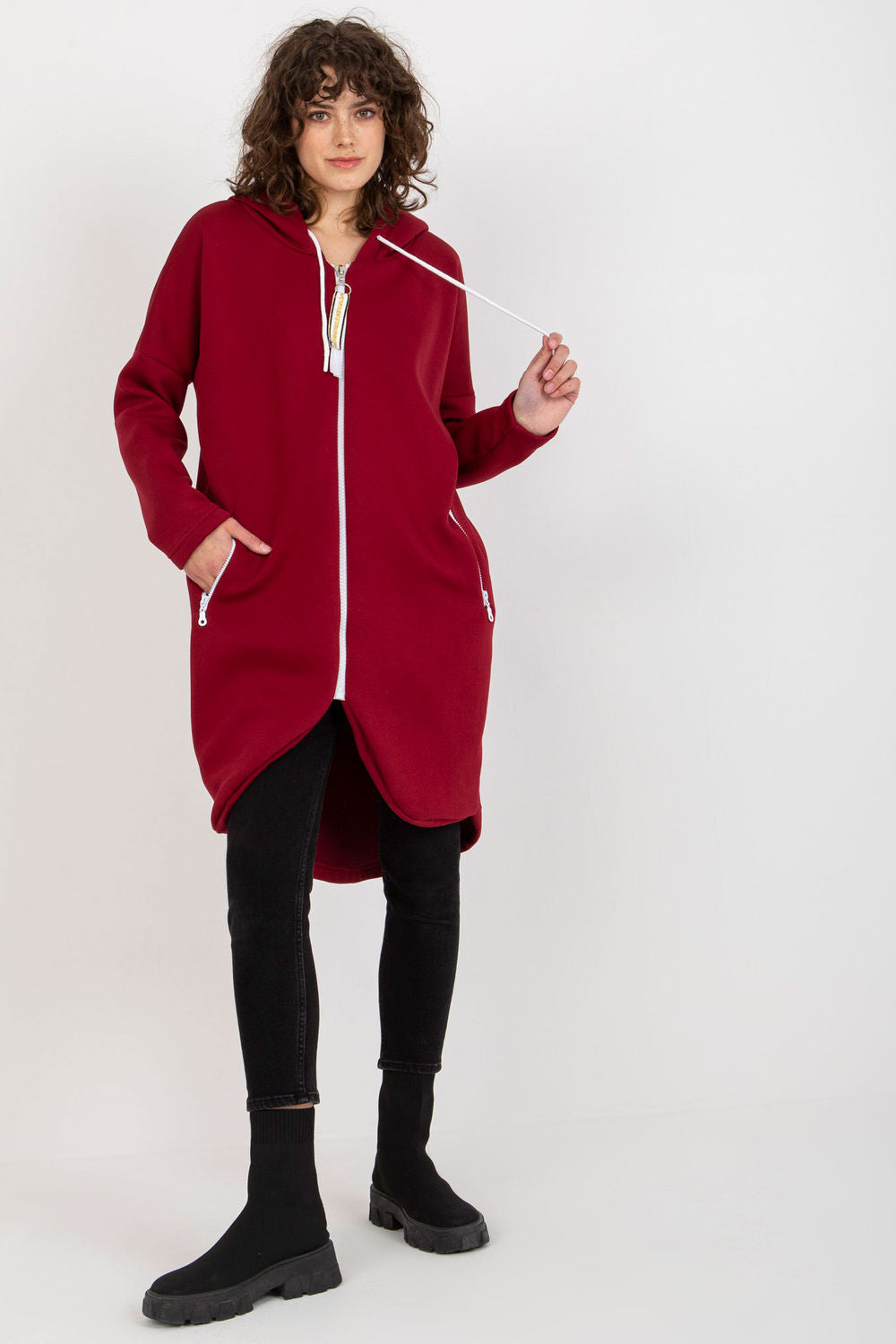 T-shirt femme Relevance Sweatshirt Sweatshirt — rouge