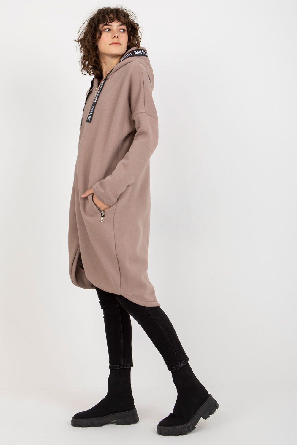 T-shirt femme Relevance Sweatshirt Sweatshirt — beige