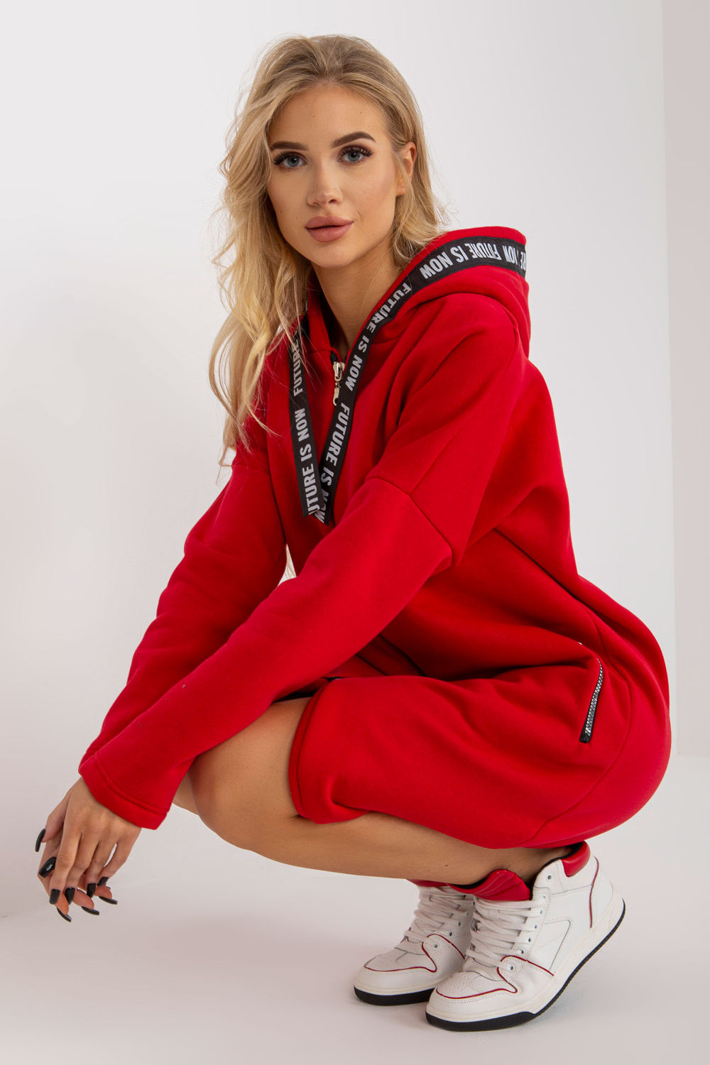 T-shirt femme Relevance Sweatshirt Sweatshirt — rouge