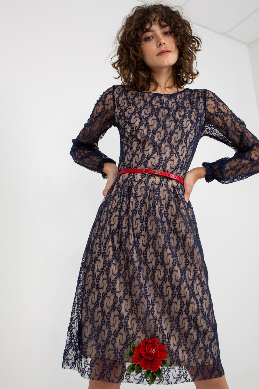 Robe femme Lakerta De Soirée De — bleu marine