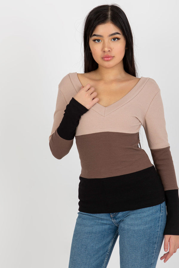 Blouse femme Rue Paris Chemisier Chemisier — beige